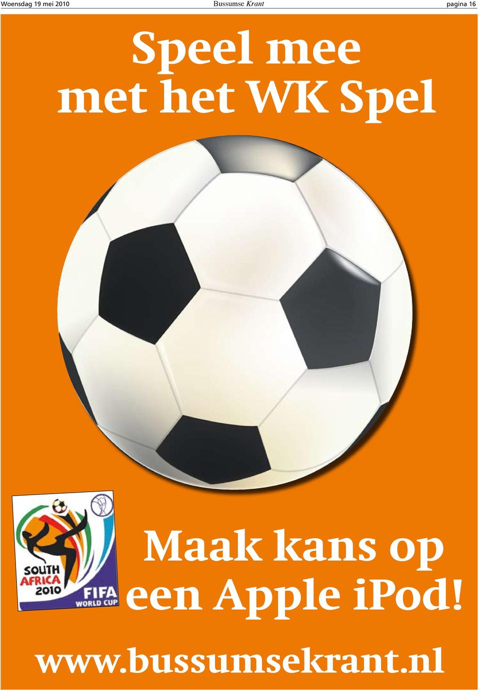 het WK Spel Maak kans op een