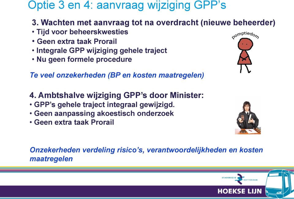 wijziging gehele traject Nu geen formele procedure Te veel onzekerheden (BP en kosten maatregelen) 4.