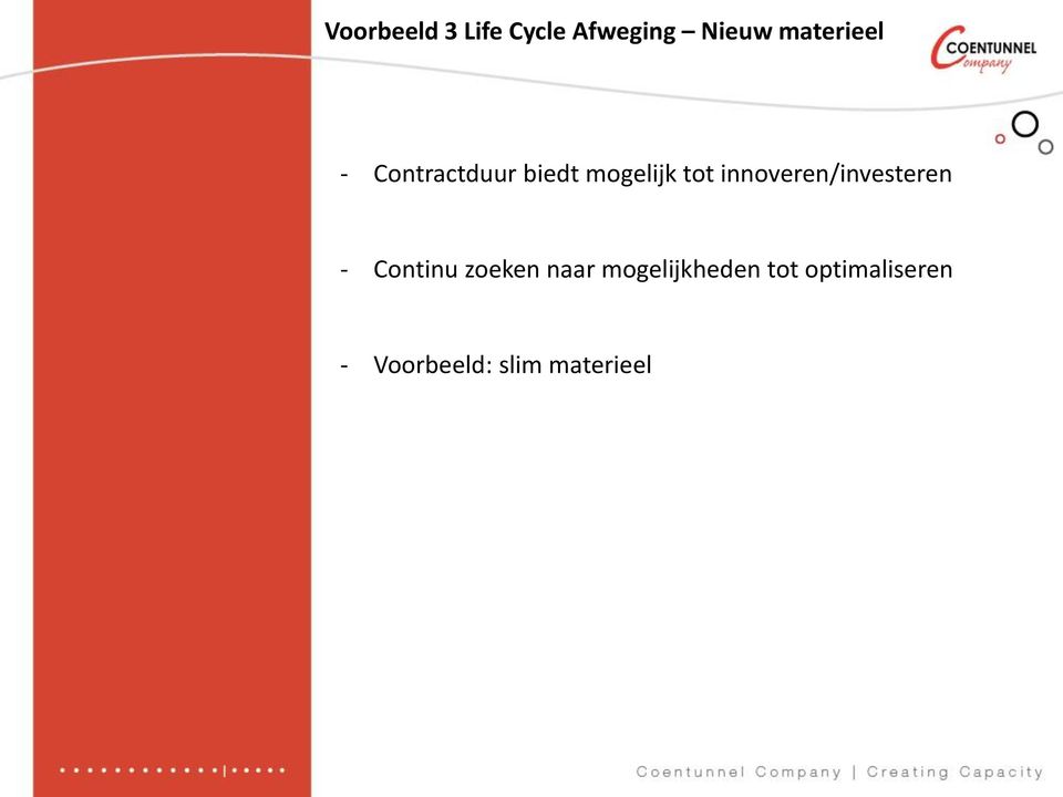 innoveren/investeren - Continu zoeken naar