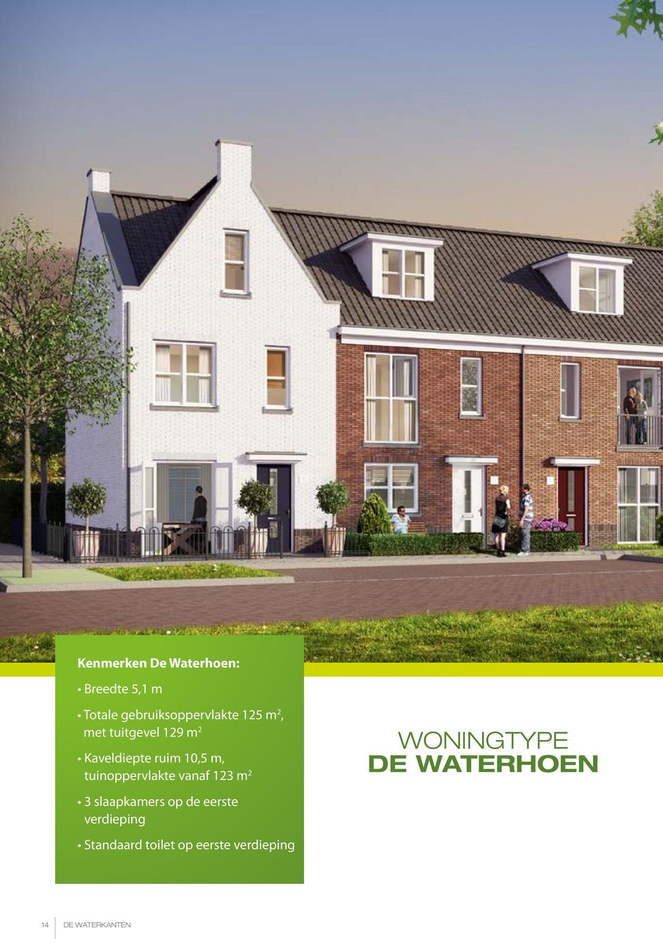 tuinoppervlakte vanaf 123 m 2 WONINGTYPE DE WATERHOEN 3