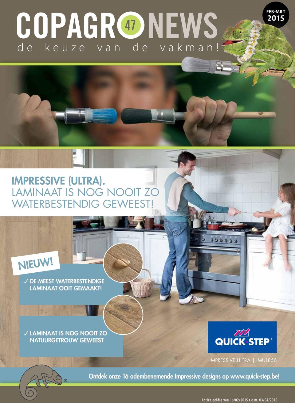 DE MEEST WATERBESTENDIGE LAMINAAT OOIT GEMAAKT!