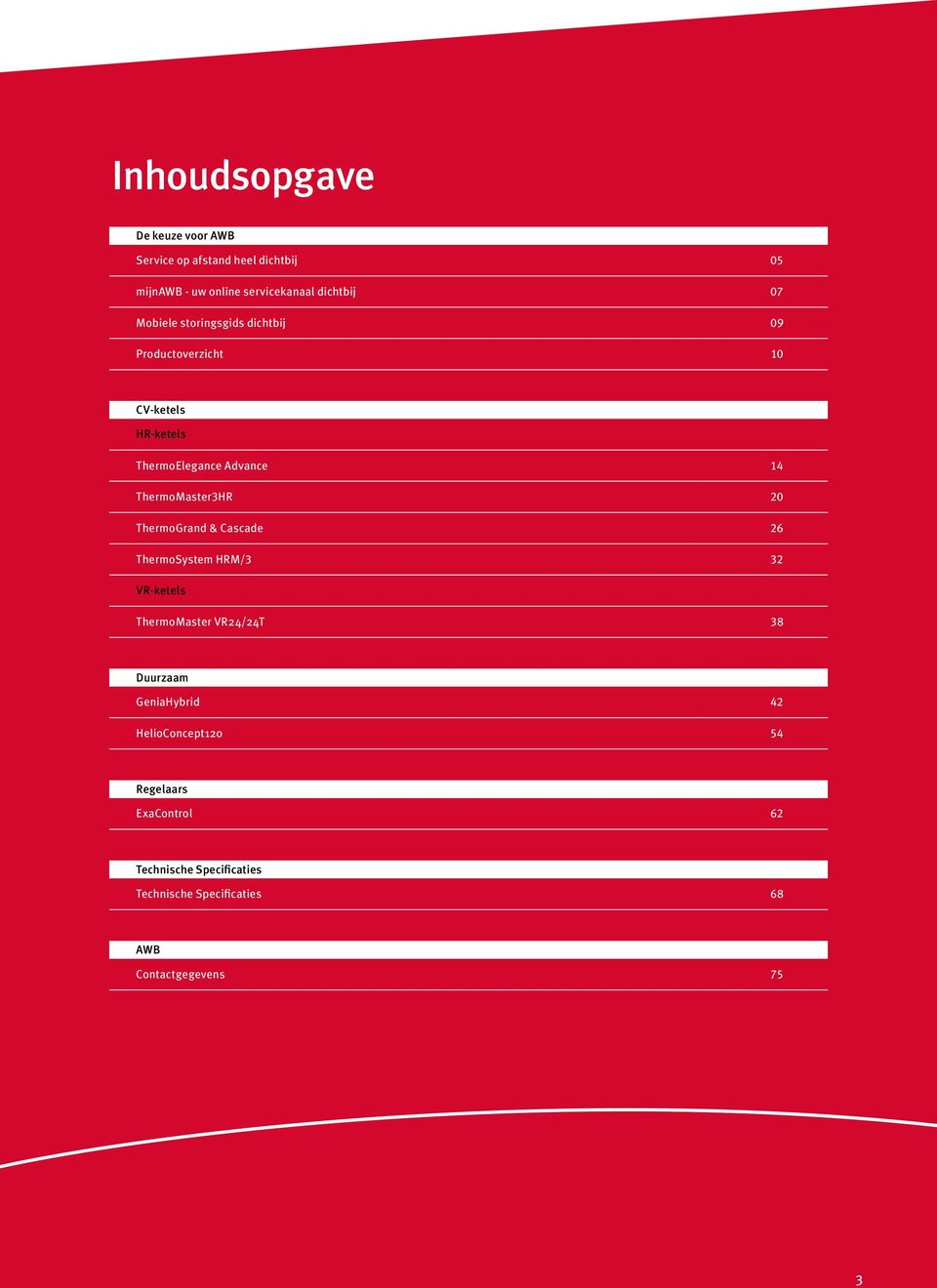 20 ThermoGrand & Cascade 26 ThermoSystem HRM/3 32 VR-ketels ThermoMaster VR24/24T 38 Duurzaam GeniaHybrid 42