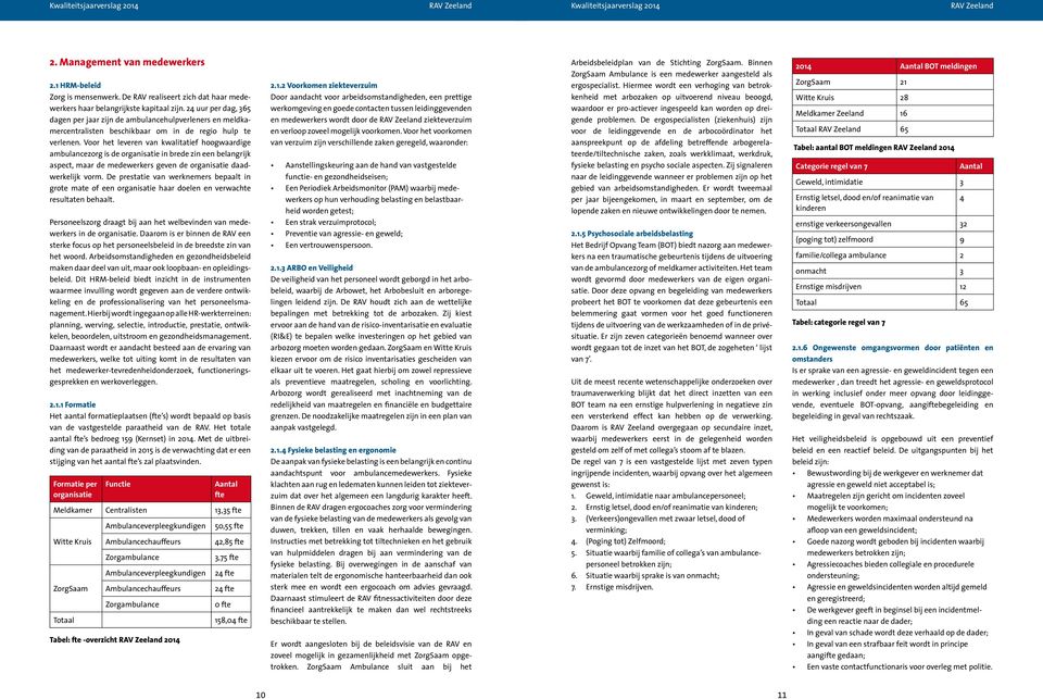 Voor het leveren van kwalitatief hoogwaardige ambulancezorg is de organisatie in brede zin een belangrijk aspect, maar de medewerkers geven de organisatie daadwerkelijk vorm.