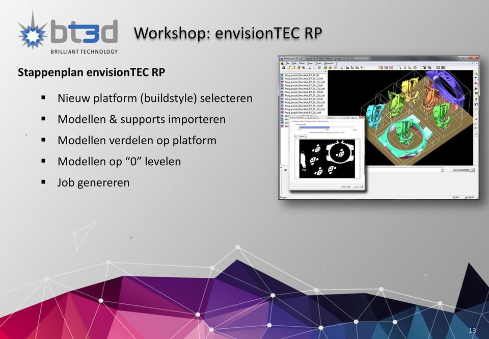 selecteren Modellen & supports importeren