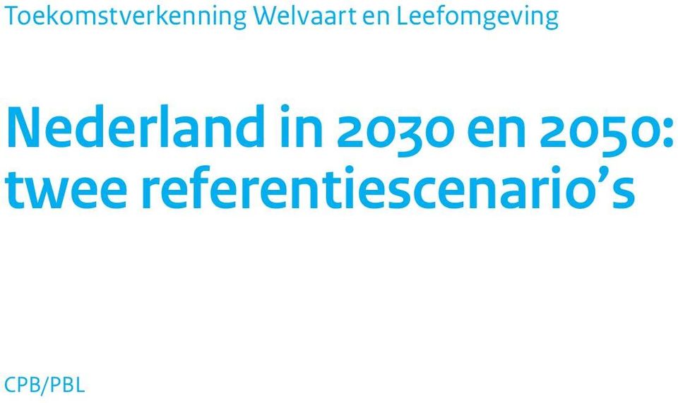 Nederland in 2030 en