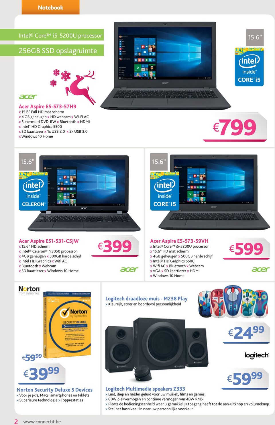 6 Acer Aspire ES1-531-C5JW x 15.