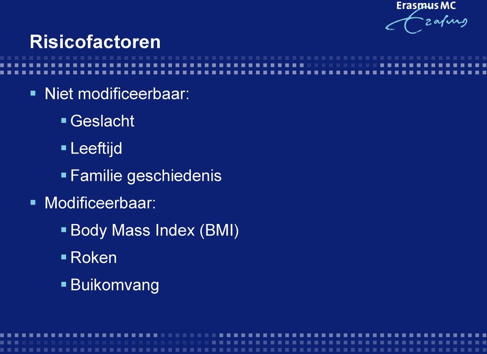 Leeftijd Familie geschiedenis