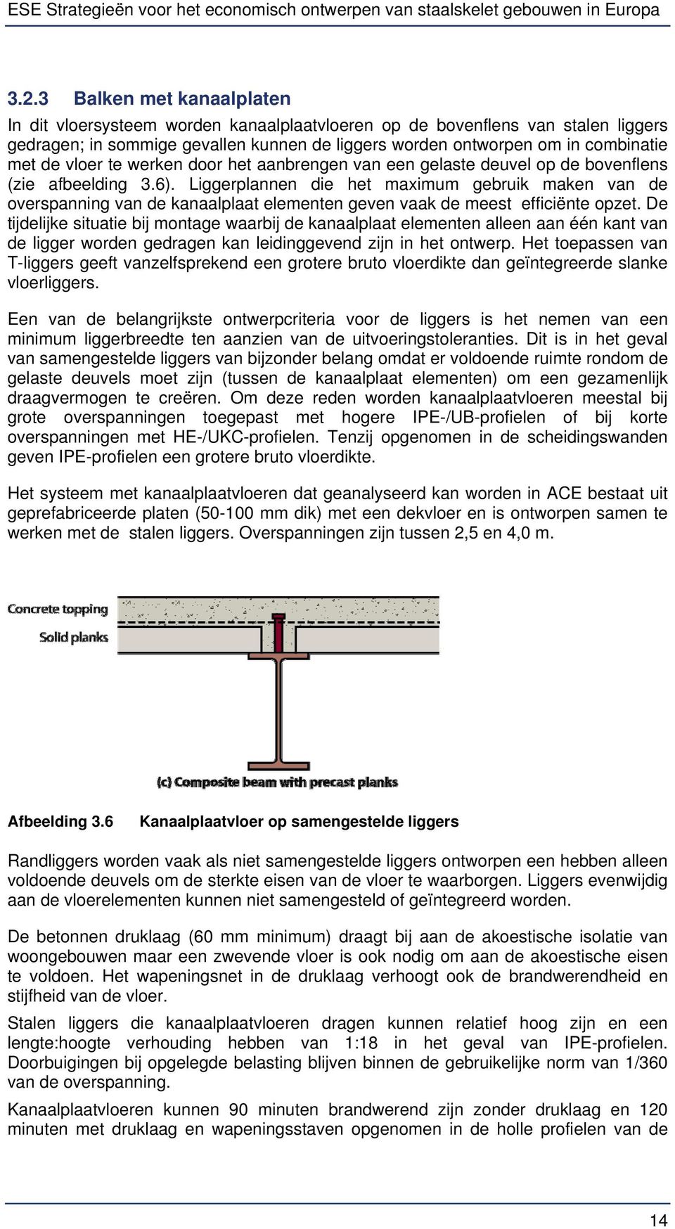 Liggerplannen die het maximum gebruik maken van de overspanning van de kanaalplaat elementen geven vaak de meest efficiënte opzet.