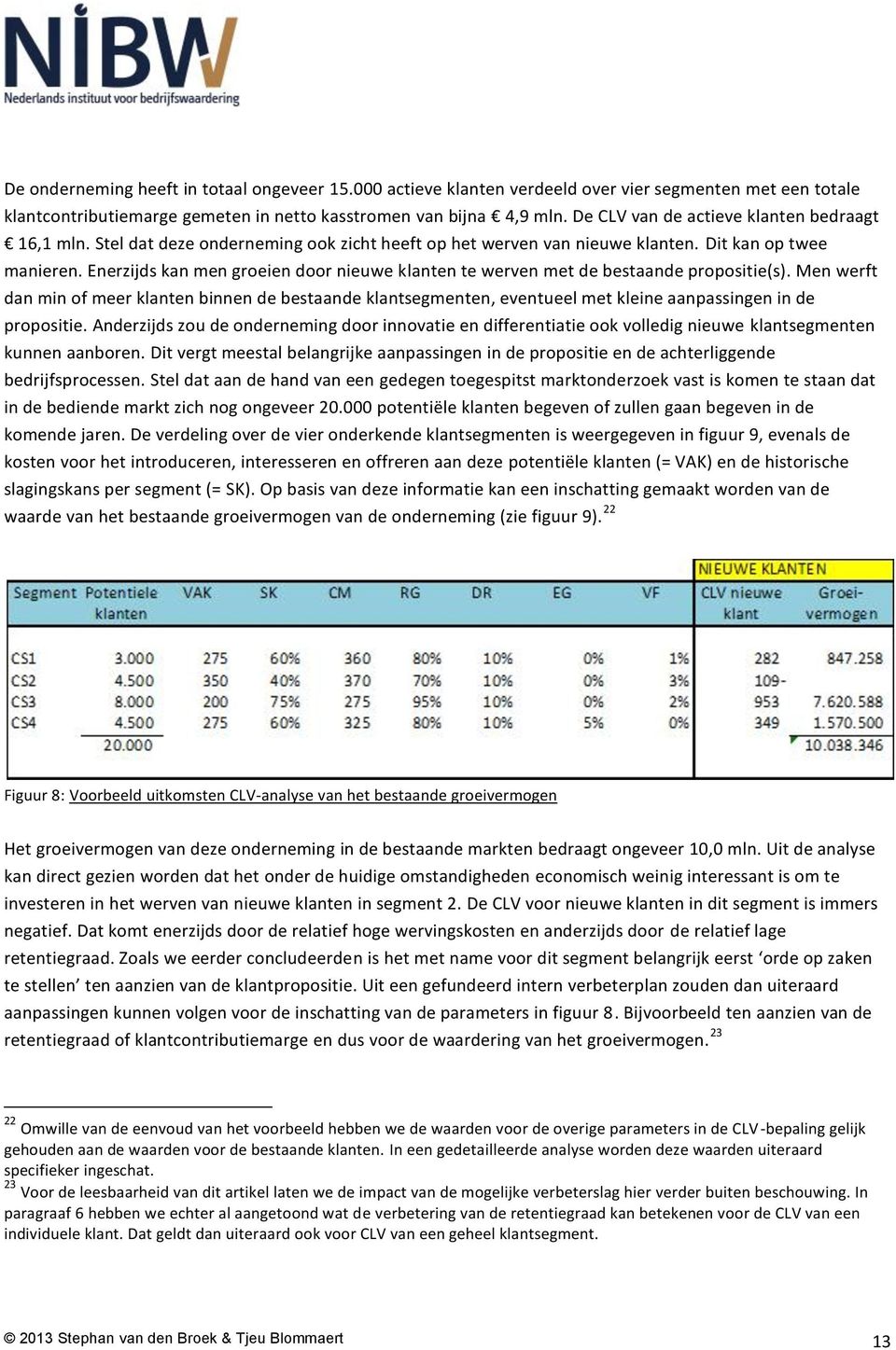 Enerzijds kan men groeien door nieuwe klanten te werven met de bestaande propositie(s).