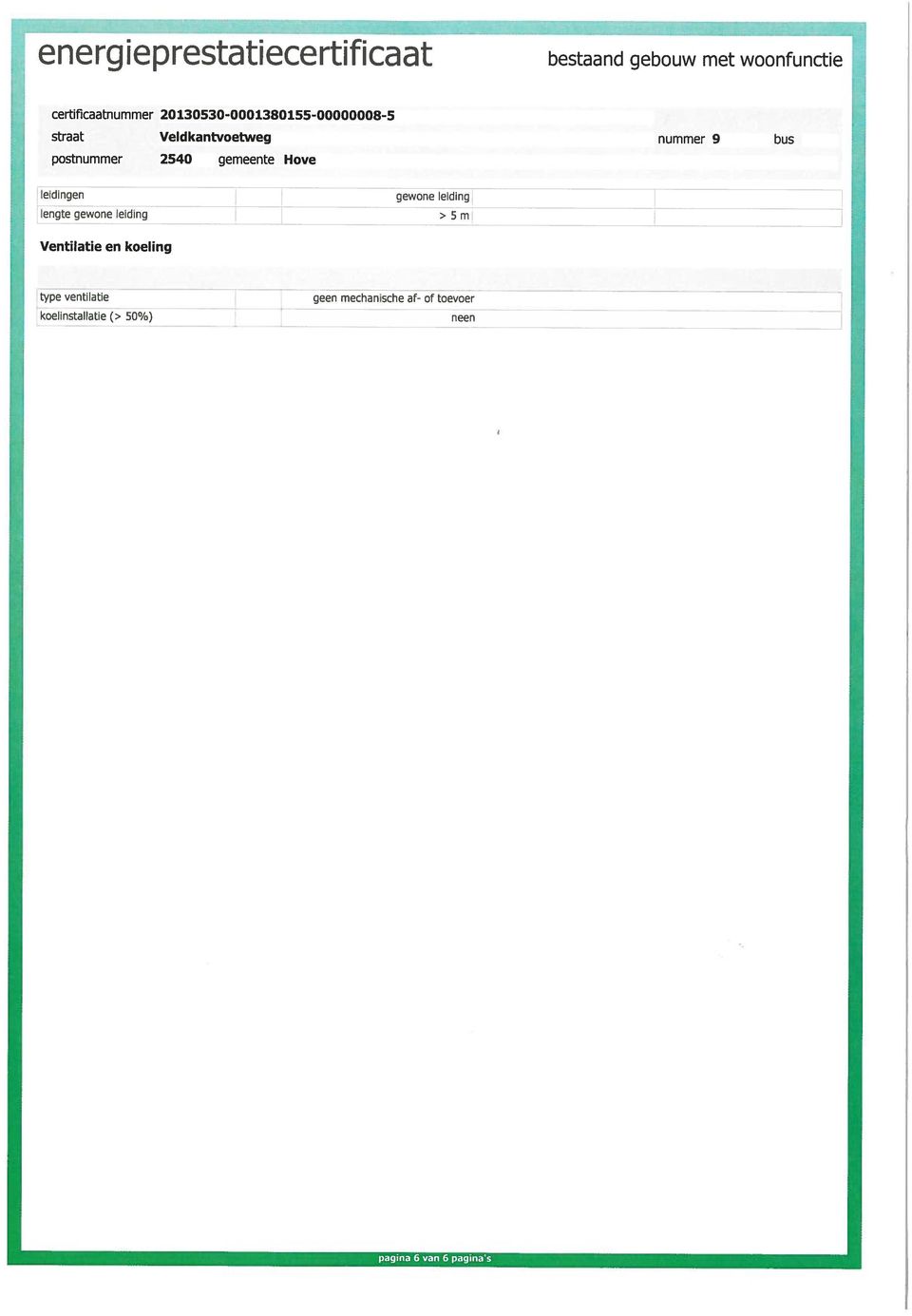 380155-00000008-5 straat Veidkantvoetweg nummer 9 bus postnummer 2540 gemeente