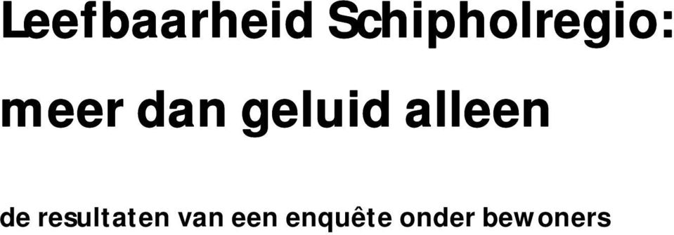 geluid alleen de