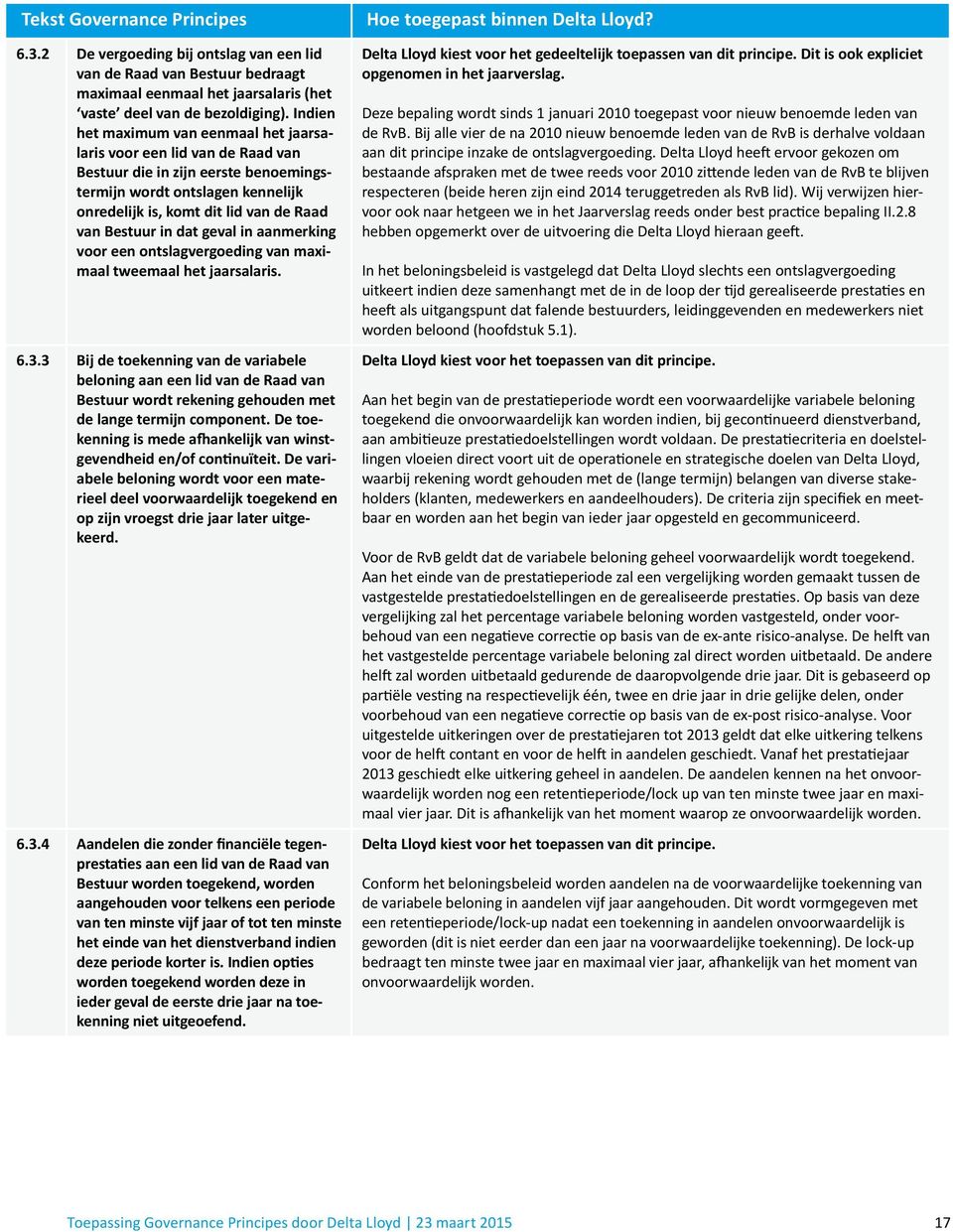 in dat geval in aanmerking voor een ontslagvergoeding van maximaal tweemaal het jaarsalaris. 6.3.