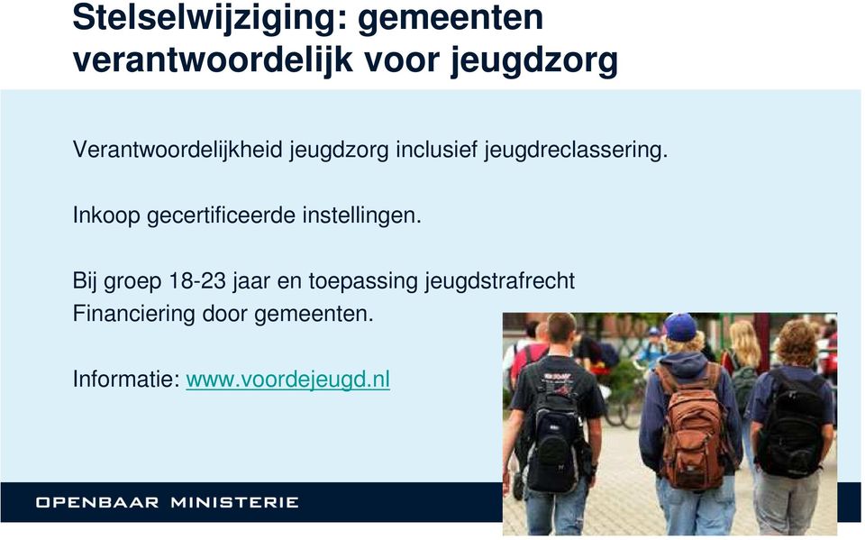 Inkoop gecertificeerde instellingen.