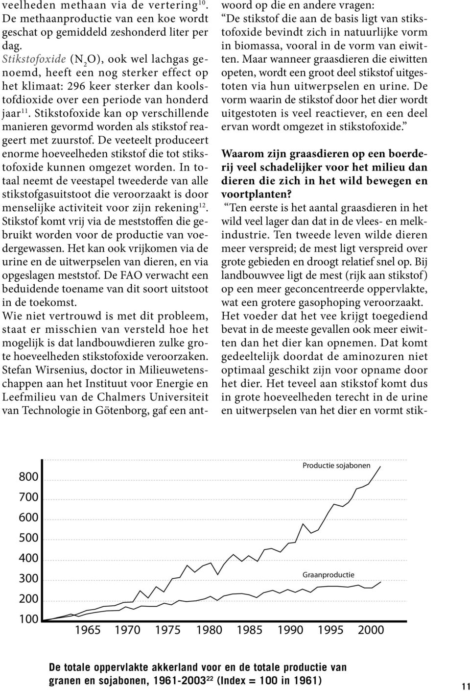 Stikstofoxide kan op verschillende manieren gevormd worden als stikstof reageert met zuurstof. De veeteelt produceert enorme hoeveelheden stikstof die tot stikstofoxide kunnen omgezet worden.