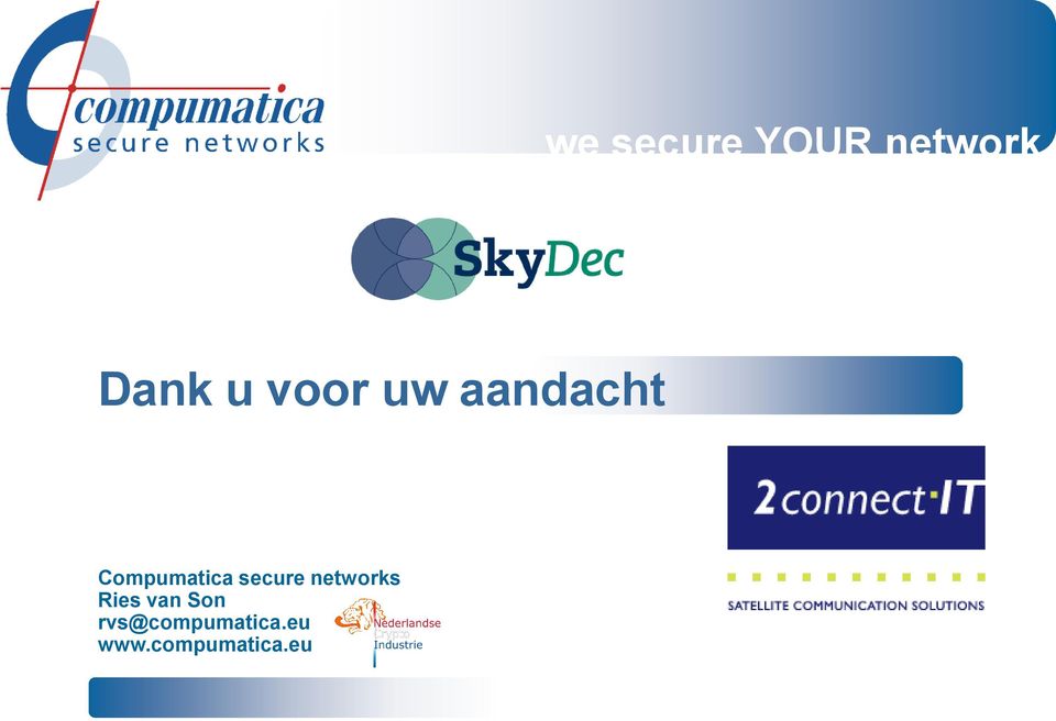 secure networks Ries van Son