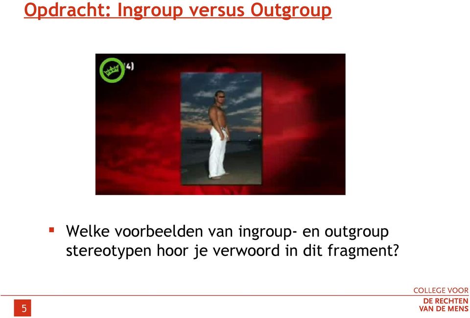 ingroup- en outgroup