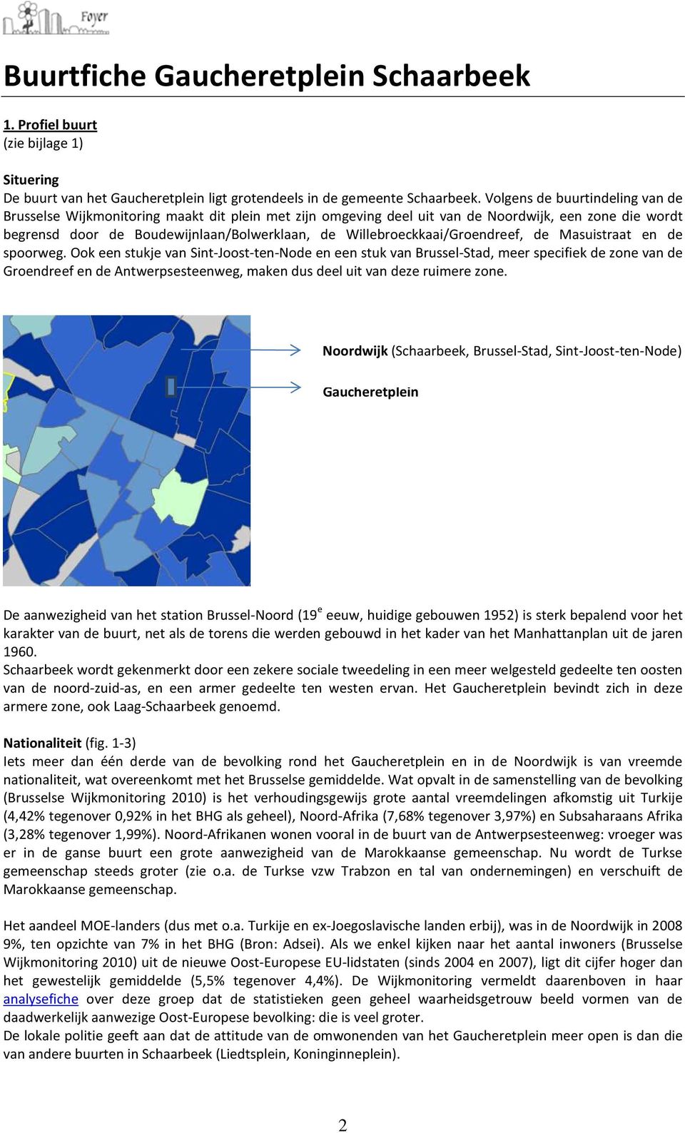 Willebroeckkaai/Groendreef, de Masuistraat en de spoorweg.