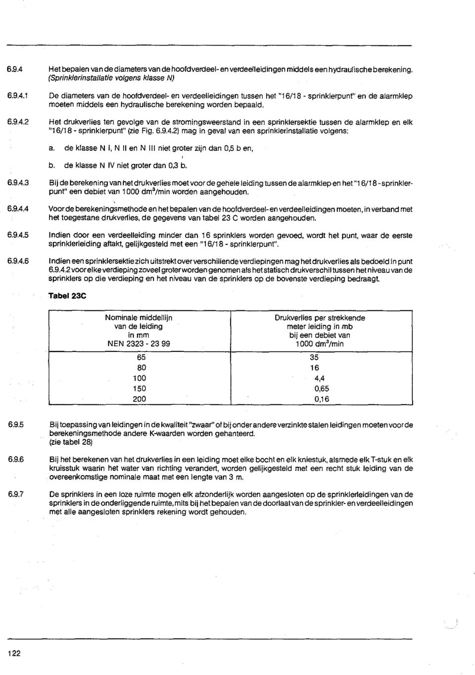 de klasse N I, N II en N I I I niet groter zijn dan 0,5 b en, b. de klasse N IV niet groter dan 0,3 b. 6.9.4.