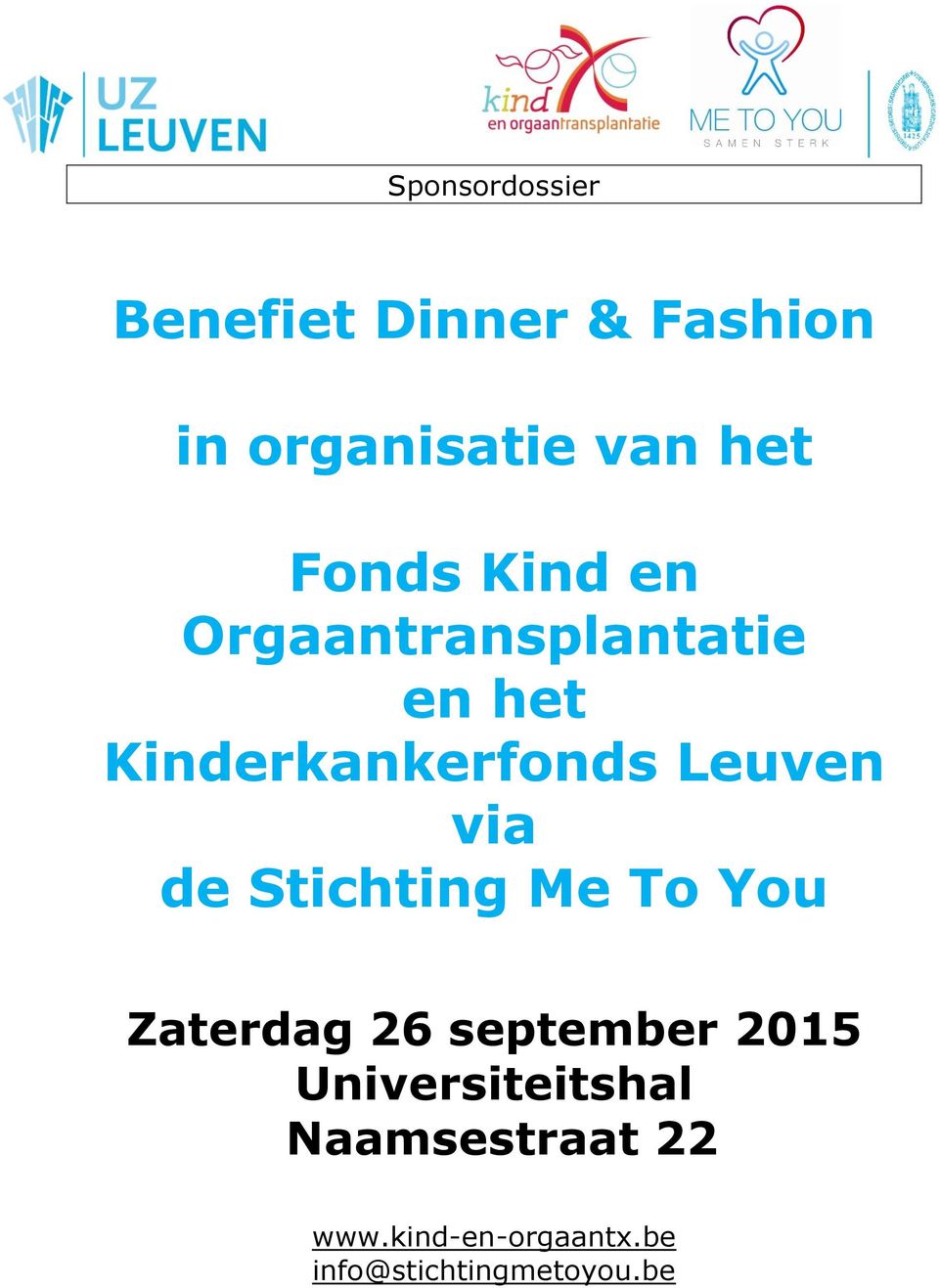 via de Stichting Me To You Zaterdag 26 september 2015