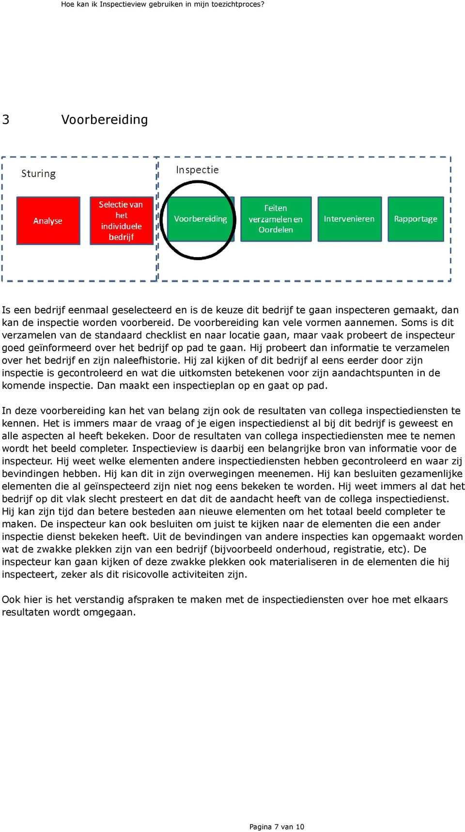 Hij probeert dan informatie te verzamelen over het bedrijf en zijn naleefhistorie.