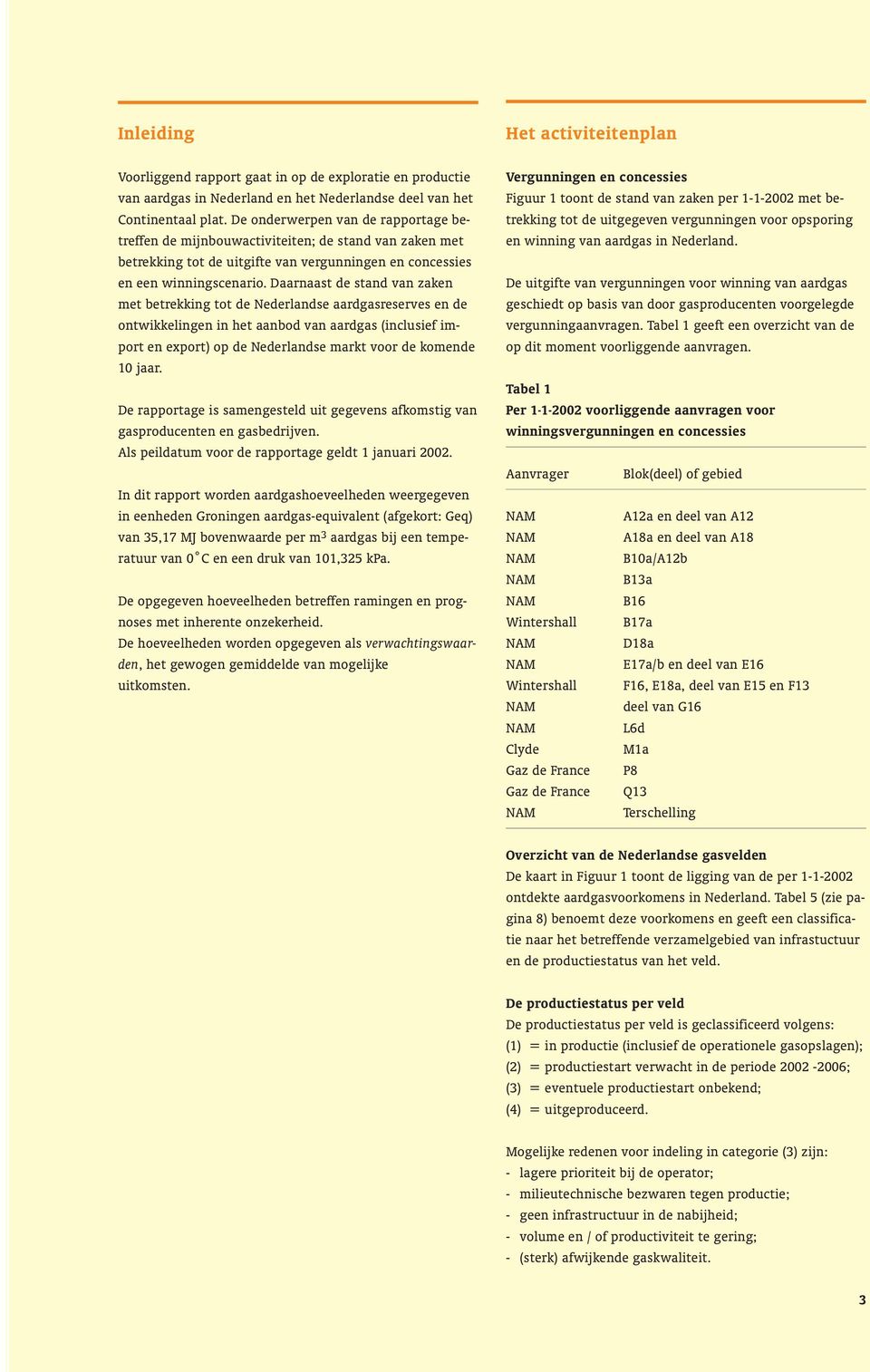 Daarnaast de stand van zaken met betrekking tot de Nederlandse aardgasreserves en de ontwikkelingen in het aanbod van aardgas (inclusief import en export) op de Nederlandse markt voor de komende 10