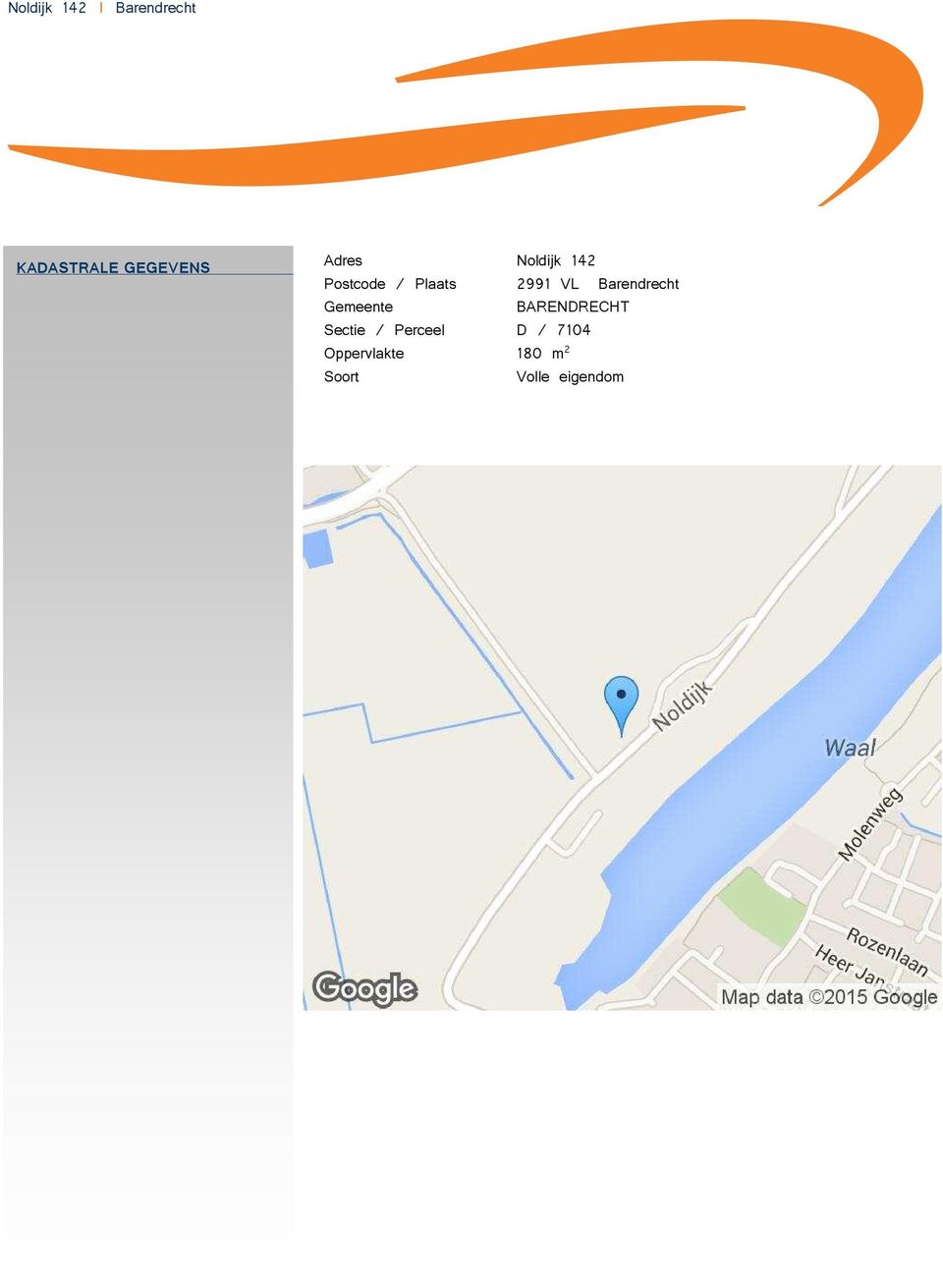 Gemeente BARENDRECHT Sectie / Perceel D