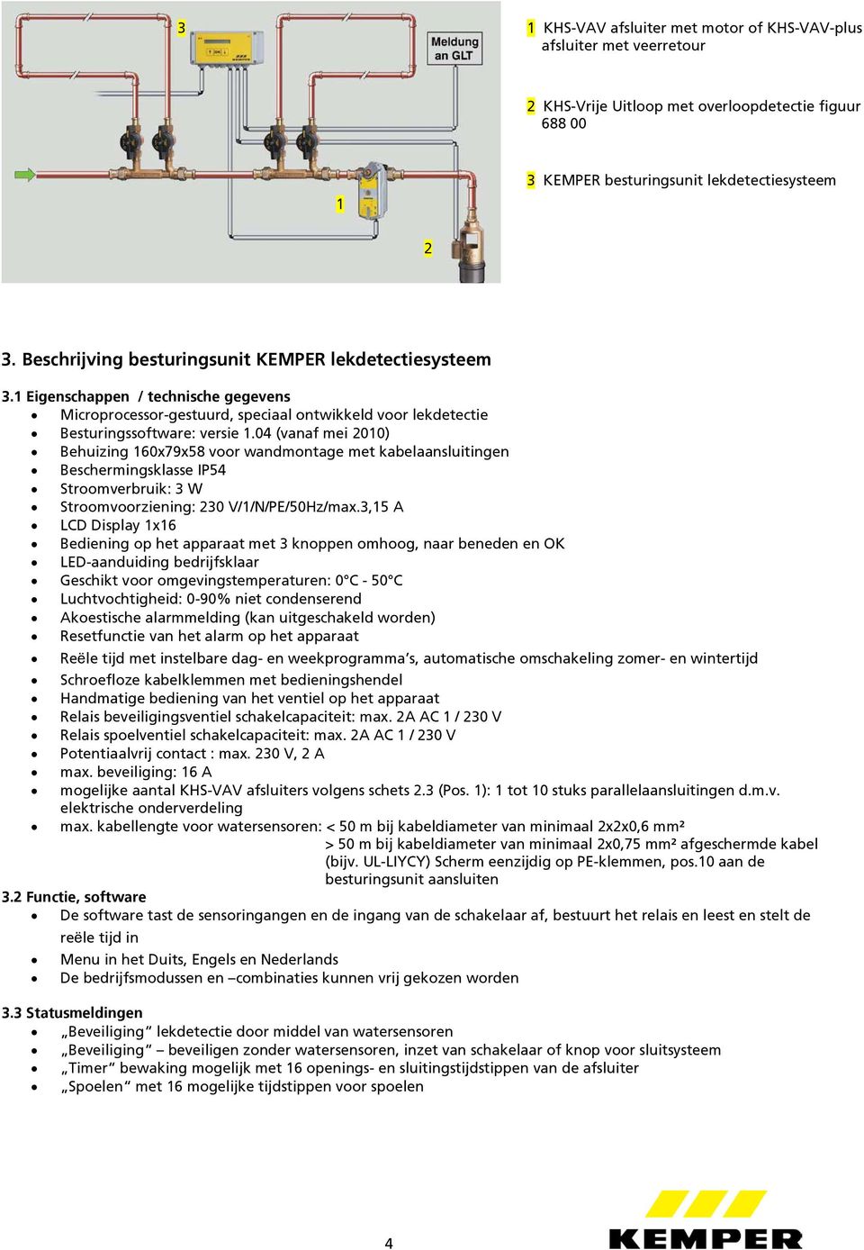 04 (vanaf mei 200) Behuizing 60x79x58 voor wandmontage met kabelaansluitingen Beschermingsklasse IP54 Stroomverbruik: 3 W Stroomvoorziening: 230 V//N/PE/50Hz/max.