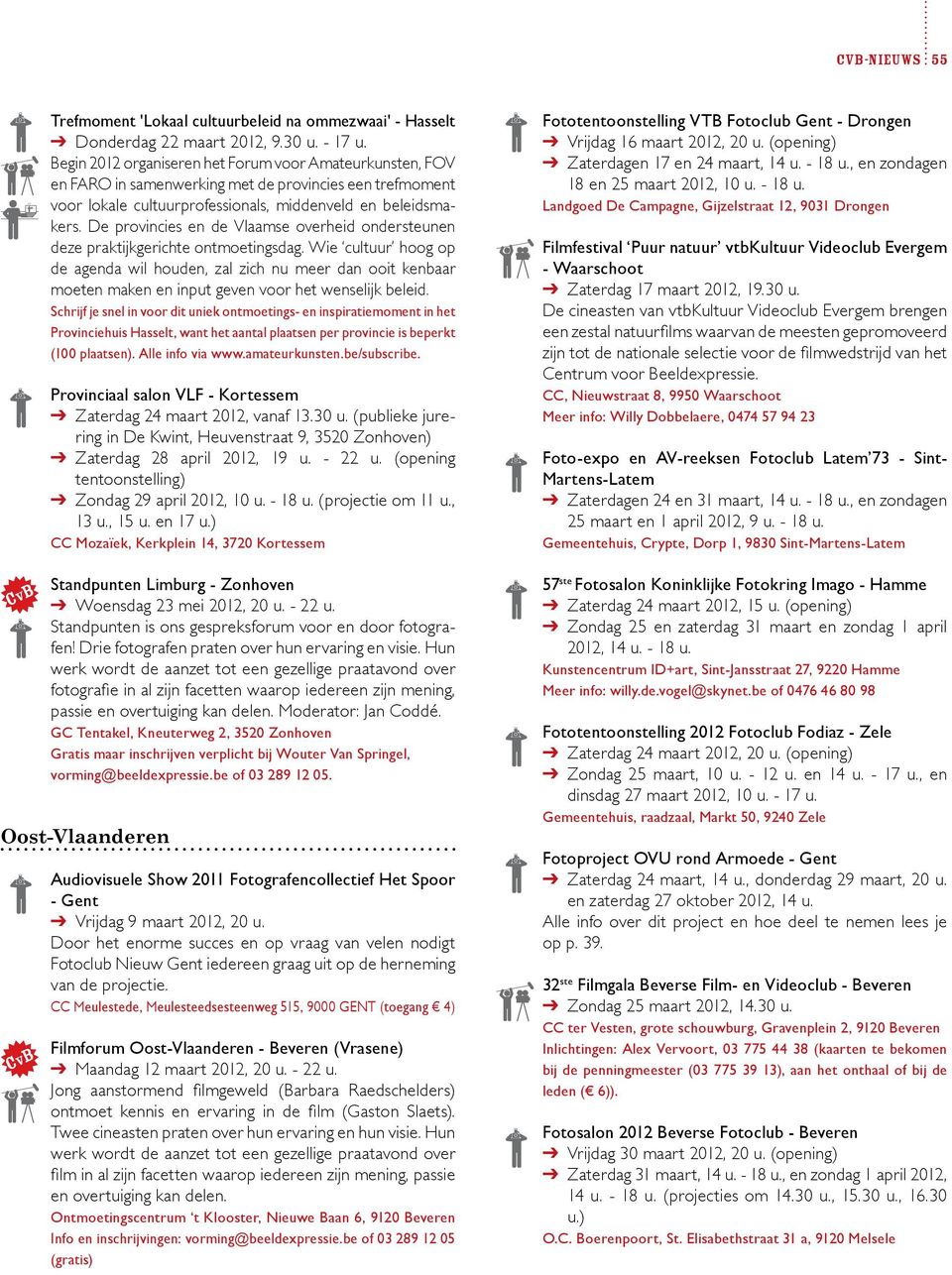 De provincies en de Vlaamse overheid ondersteunen deze praktijkgerichte ontmoetingsdag.