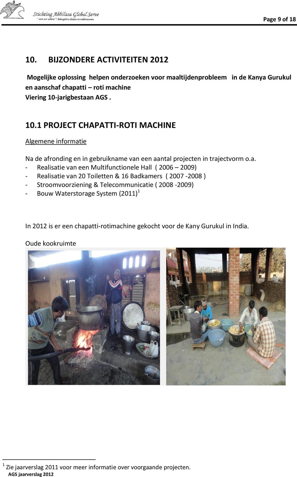 10.1 PROJECT CHAPATTI-ROTI MACHINE Algemene informat