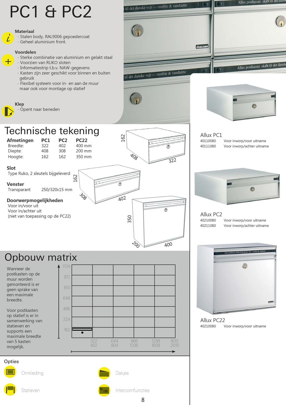 n RUKO sloten - Informatiestrip t.b.v.