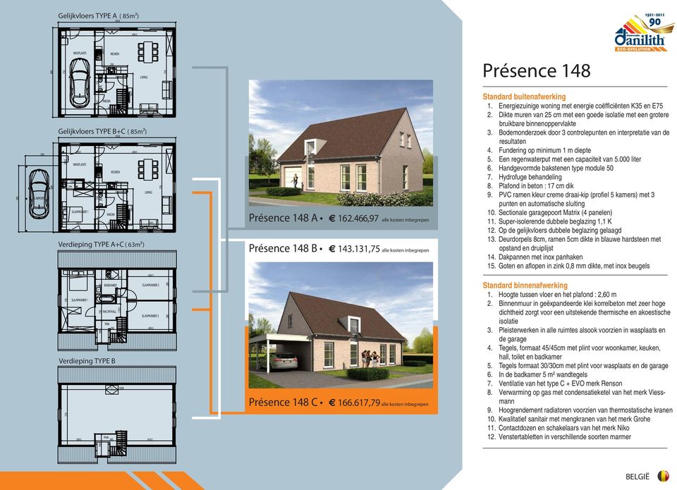 466,97 Présence 148 B 143.131,75 Présence 148 10. Sectionale garagepoort atrix (4 panelen) 12.