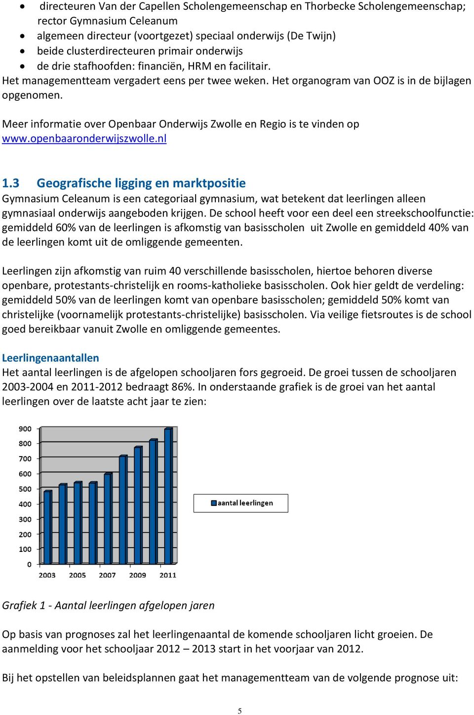 Meer informatie over Openbaar Onderwijs Zwolle en Regio is te vinden op www.openbaaronderwijszwolle.nl 1.