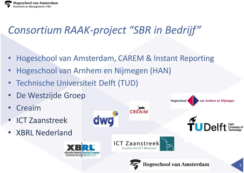 Arnhem en Nijmegen (HAN) Technische Universiteit Delft