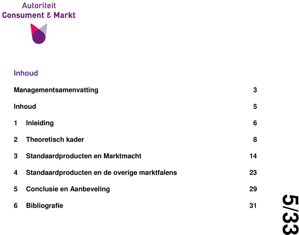 Marktmacht 14 4 Standaardproducten en de overige