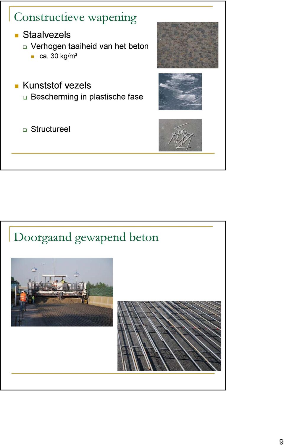 30 kg/m³ Kunststof vezels Bescherming in