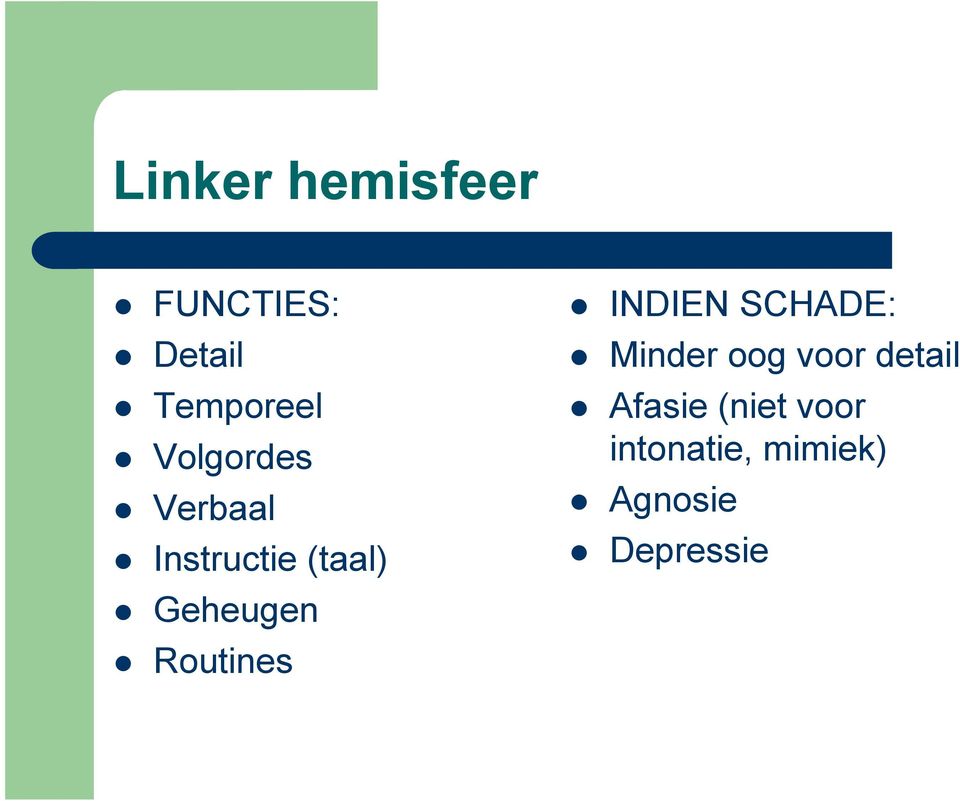 Routines INDIEN SCHADE: Minder oog voor detail