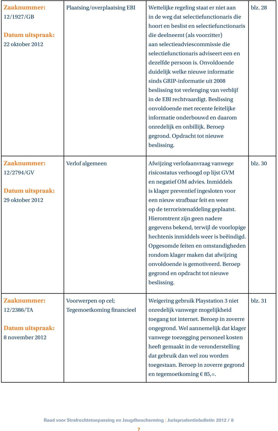 adviseert een en dezelfde persoon is. Onvoldoende duidelijk welke nieuwe informatie sinds GRIP-informatie uit 2008 beslissing tot verlenging van verblijf in de EBI rechtvaardigt.