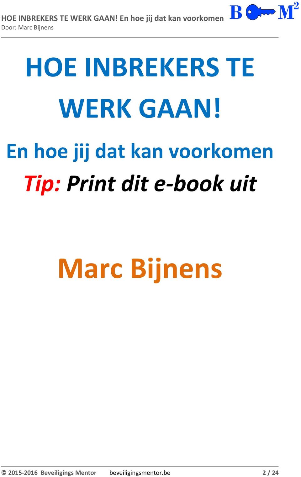 Print dit e-book uit Marc Bijnens