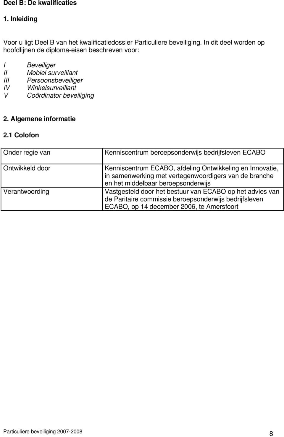 Algemene informatie 2.