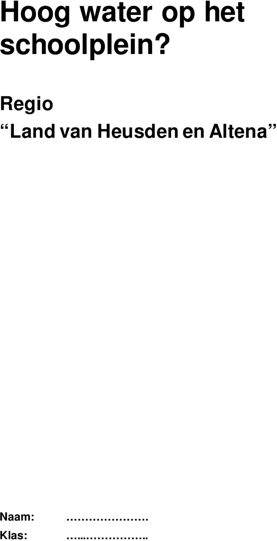 Regio Land van