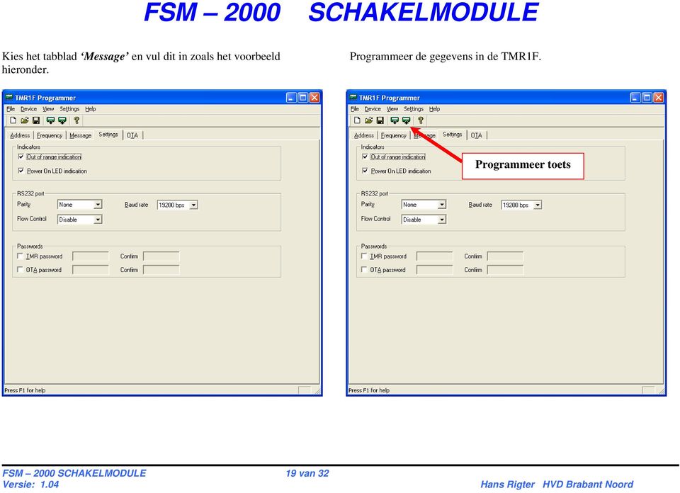 gegevens in de TMR1F. hieronder.