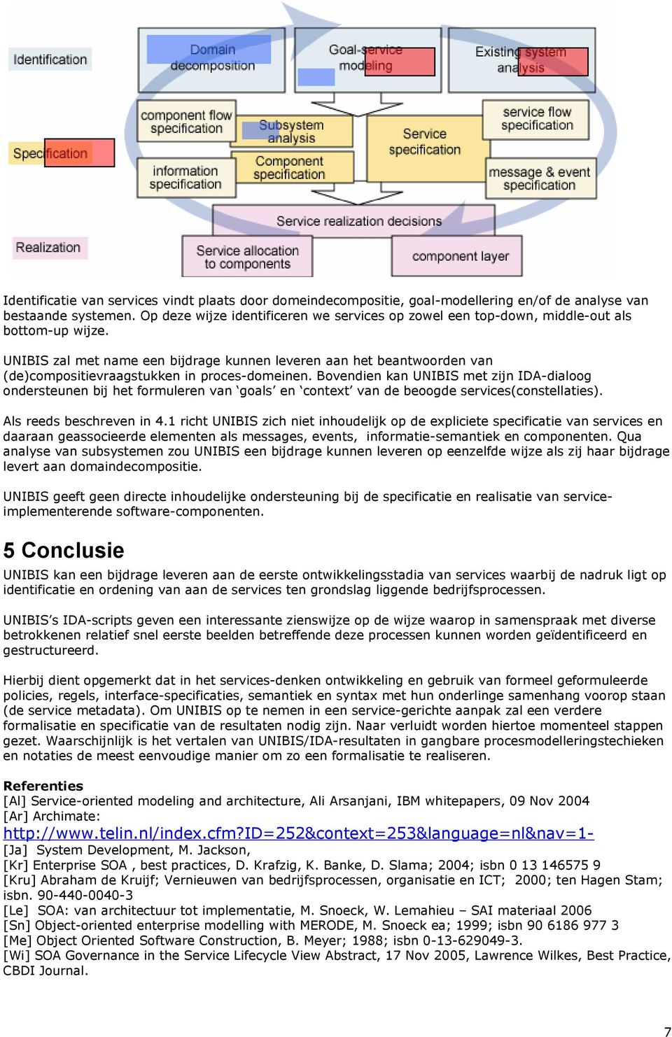 UNIBIS zal met name een bijdrage kunnen leveren aan het beantwoorden van (de)compositievraagstukken in proces-domeinen.