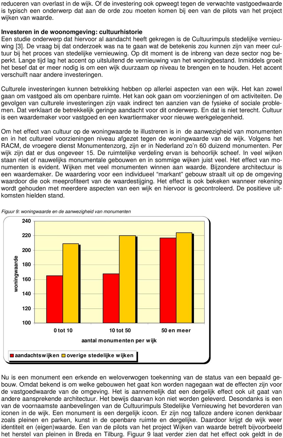 Investeren in de woonomgeving: cultuurhistorie Een studie onderwerp dat hiervoor al aandacht heeft gekregen is de Cultuurimpuls stedelijke vernieuwing [3].