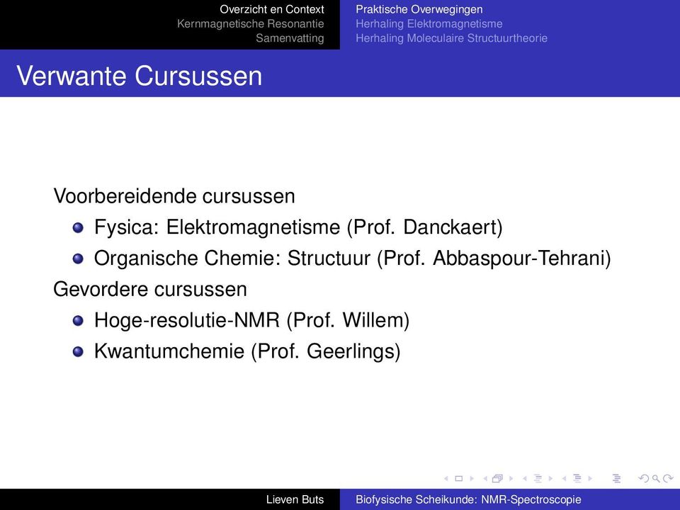 Danckaert) Organische Chemie: Structuur (Prof.