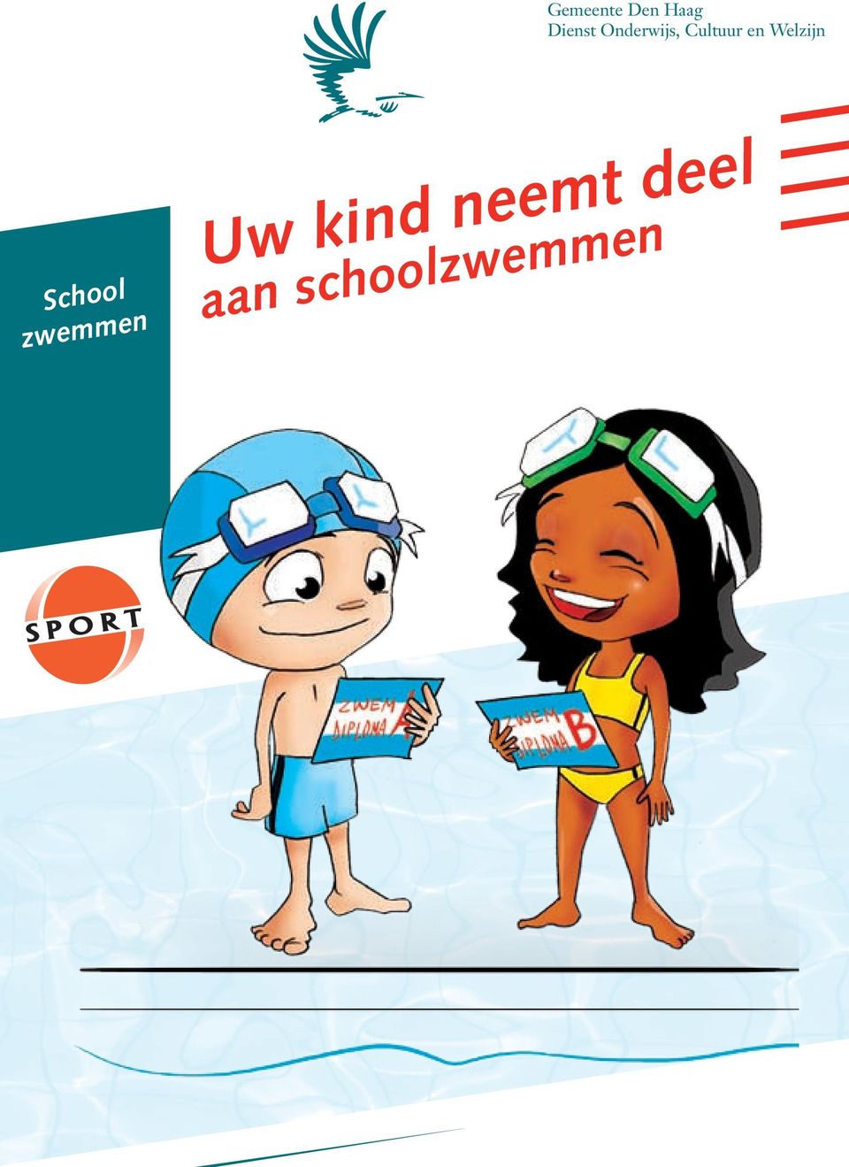 Welzijn School zwemmen Uw