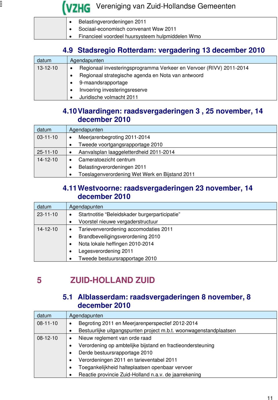 investeringsreserve Juridische volmacht 2011 4.