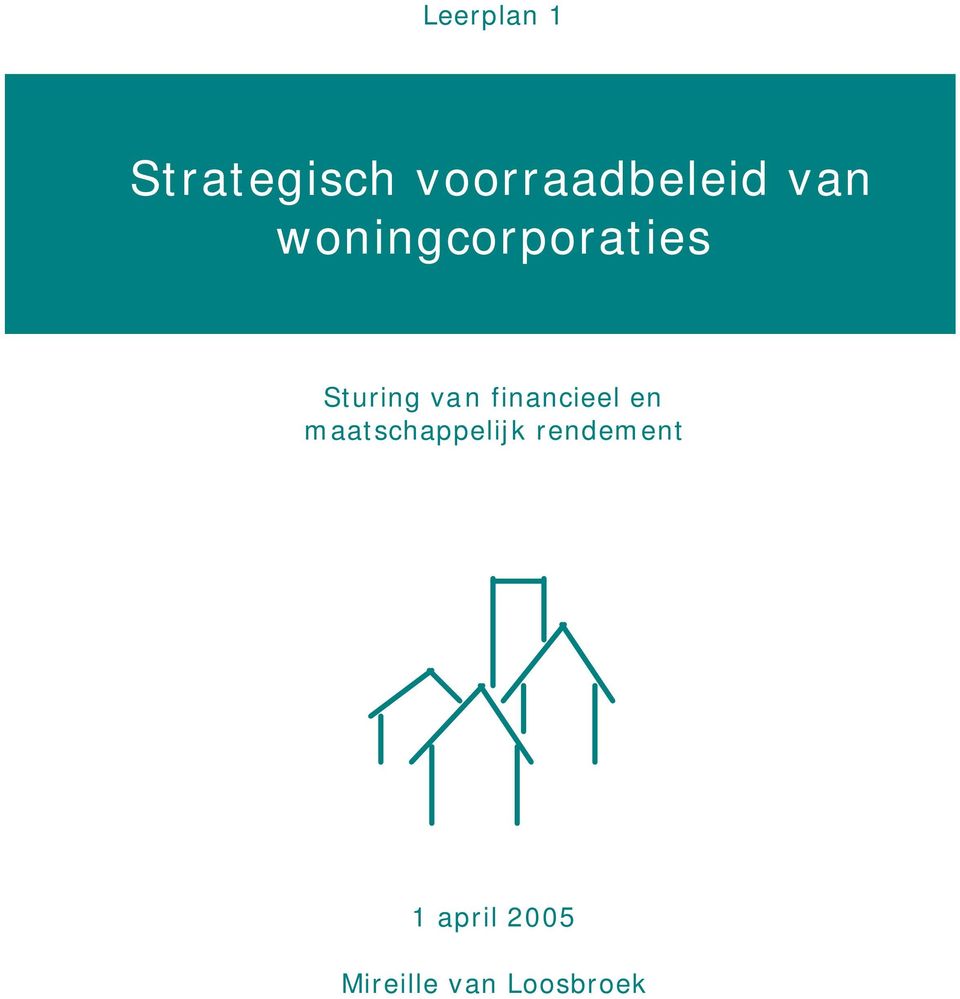 Sturing van financieel en