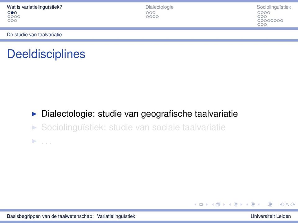 studie van geografische taalvariatie