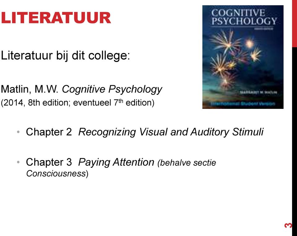 edition) Chapter 2 Recognizing Visual and Auditory