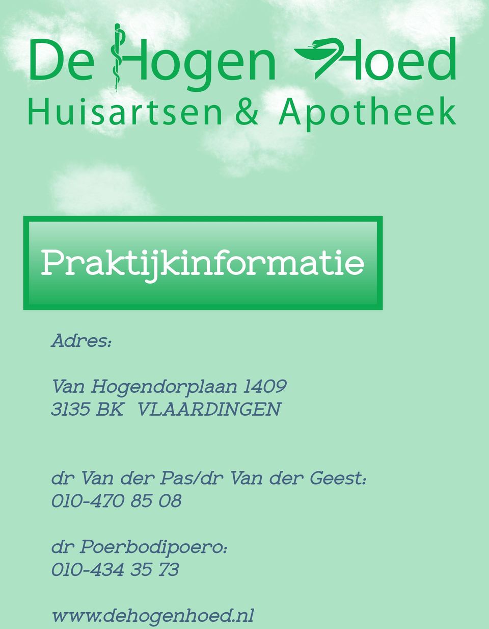 Van der Pas/dr Van der Geest: 010-470 85